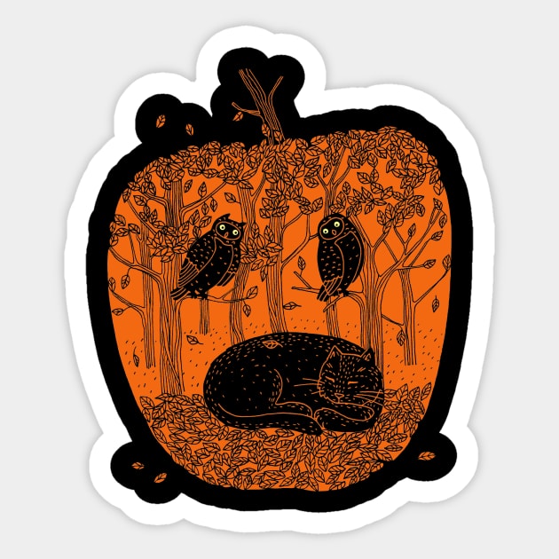 Pumpkin Stories. Chapter 2 Sticker by tkachmarin